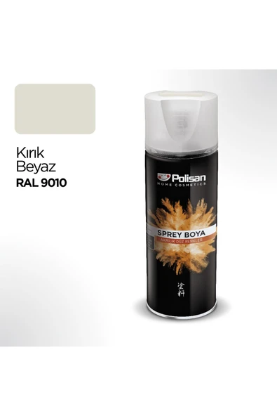 Akrilik Kırık Beyaz Sprey Boya 400 ml - RAL 9010 ürün görseli 1