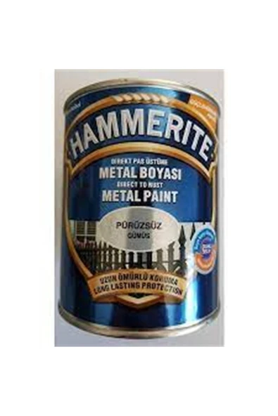 Hammerite Metal Boyası Düz Gümüş 0,75 Lt ürün görseli 1