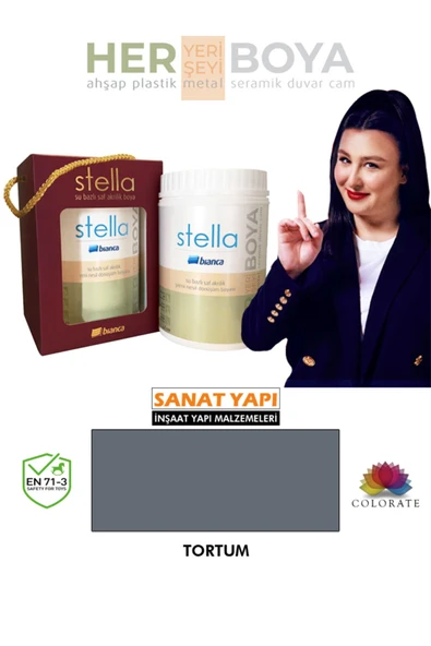 Stella Su Bazlı Akrilik Boya Tortum ürün görseli 1