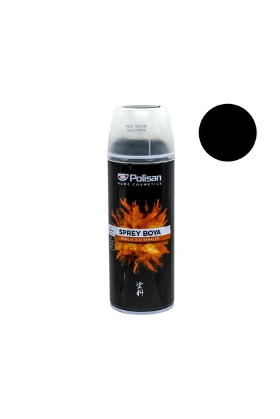 Mat Siyah Sprey Boya 400 ml - Ral 9004 ürün görseli 1