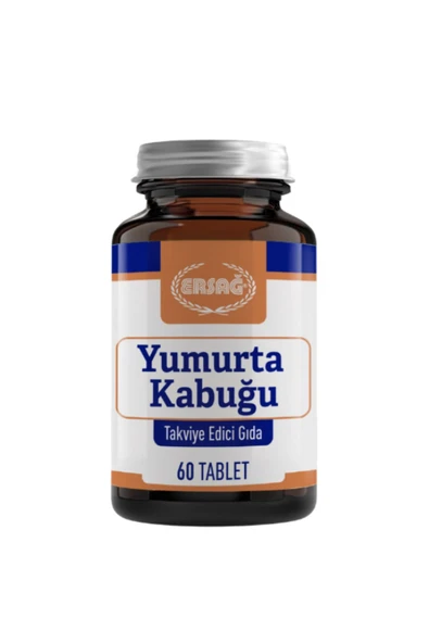 Ersağ Yumurta Kabuğu Tableti Takviye Edici Gıda (60 Tablet) ürün görseli 1