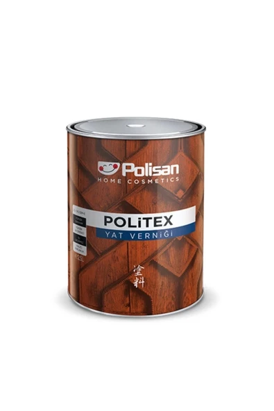 Politex -Yat Verniği -Yat Vernik -Parlak -Şeffaf -0,75Lt. -POLİSAN ürün görseli 1