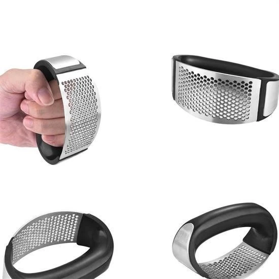 OLLEVRA Sarımsak Ezici Paslanmaz Çelik Garlic Press - Resim 11