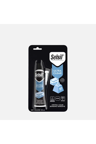 Selsil Ultra Clear Kristal Şeffaf Montaj Yapıştırıcı 50 ML ürün görseli 1