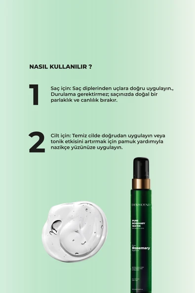 Dermoend biberiye yağı-suyu 2'li set - Resim 2