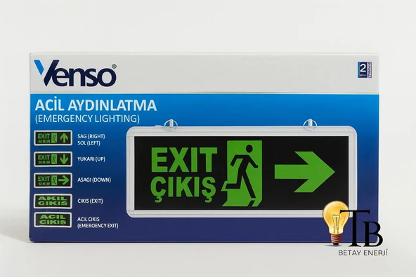 venso sağ-sol acil çıkış çift yönlü ürün görseli 1