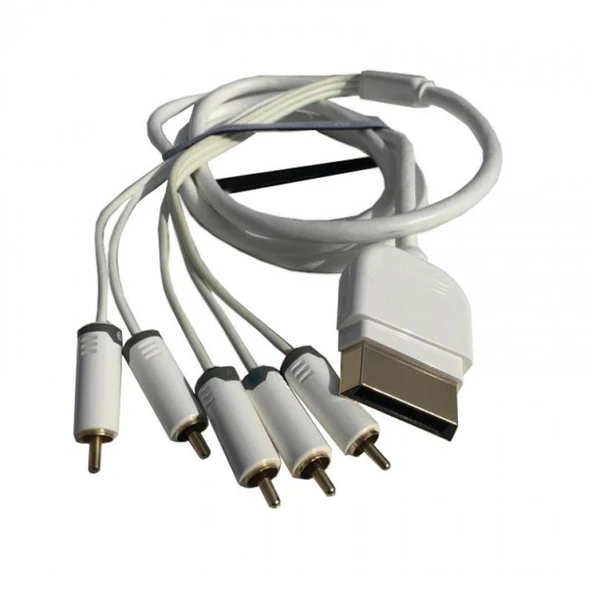 X box 360 5 rca companent + R/L audio kablo ses ve görüntü kablosu 2m ürün görseli 1