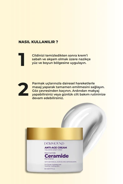Dermoend Yaşlanma Karşıtı krem 2'li - Resim 2