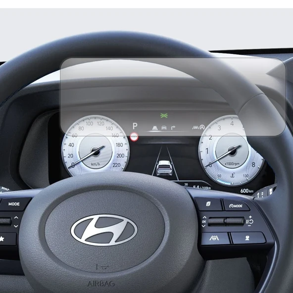 Hyundai Bayon Gösterge Paneli Uyumlu Nano Cam Ekran Koruyucu ürün görseli 1