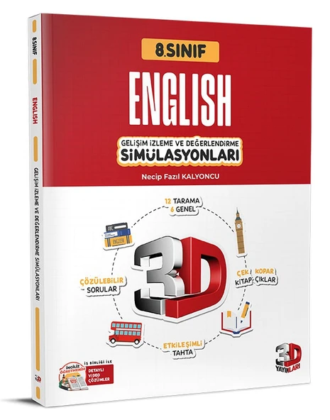 3D 2026 8. Sınıf Lgs English Simülasyon Branş Deneme ürün görseli 1