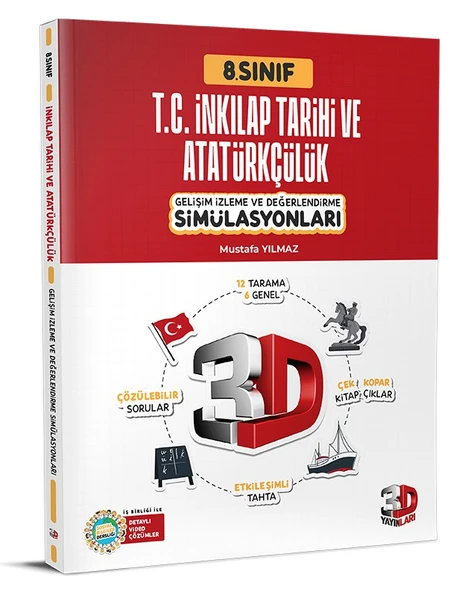 3D 2026 8. Sınıf Lgs İnkılap Tarihi Simülasyon Branş Deneme ürün görseli 1