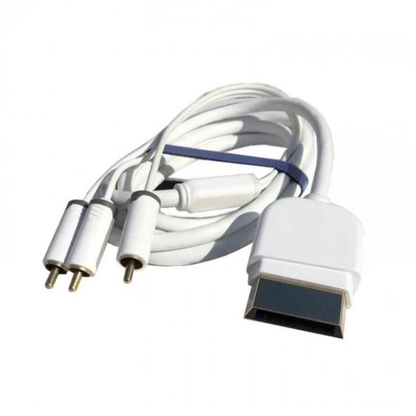Xbox 360 RCA kompozit R/L audio ses ve görüntü kablo 2m ürün görseli 1