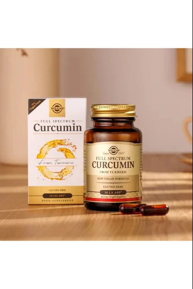 Solgar Full Spectrum Curcumin 185x 30 Kapsül ürün görseli 1