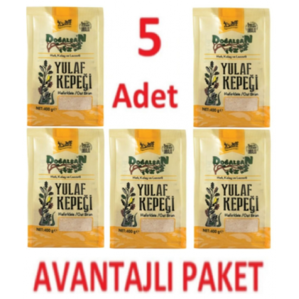 Doğalsan Yulaf Kepeği 400gr x 5 Adet Avantajlı Set ürün görseli 1