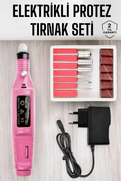 Nasır Temizleyici Manikür Pedikür Seti Elektrikli USB Girişli ürün görseli 1