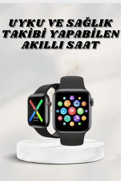 Akıllı Saat Wireless Şarj Yüksek Çözünürlüklü Müzik Dinleme Sesli Cevaplama ürün görseli 1
