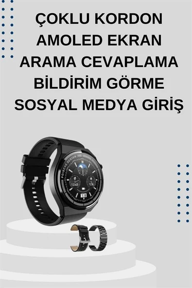 Yeni Nesil Sesli Görüşme Akıllı Saat ve Powerbank Çoklu Şarj Girişli Bluetooth Kulaklık Nabız Ölçer ürün görseli 1