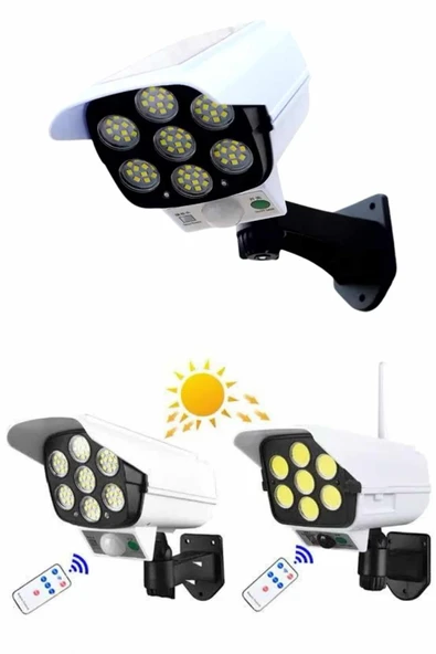 KAMERA GÖRÜNÜMLÜ SOLAR LAMBA - Resim 4