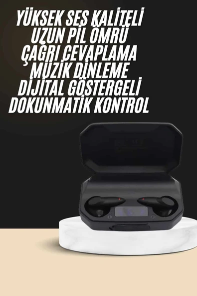 Kulak İçi Bluetooth Kulaklık Rgb Işıklı Çift Mikrofonlu iOS/Android Uyumlu BT 5.2 ürün görseli 1
