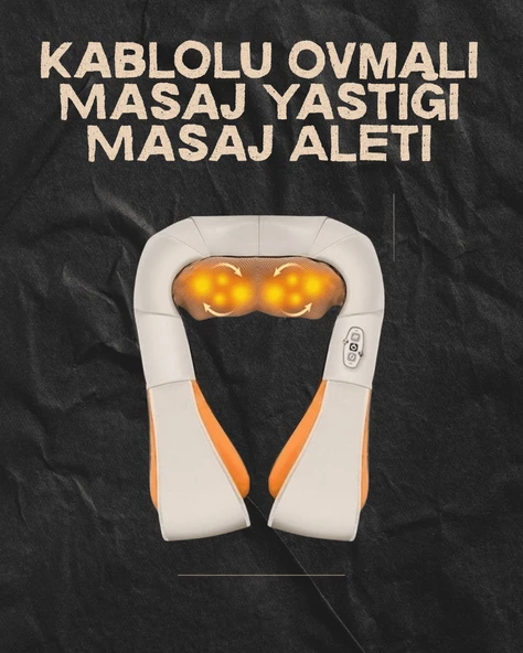 Ovmalı Isıtmalı Elektrikli Masaj Aleti – Boyun, Sırt, Bel, Omuz ve Bacak İçin Profesyonel Masaj Aleti ürün görseli 1