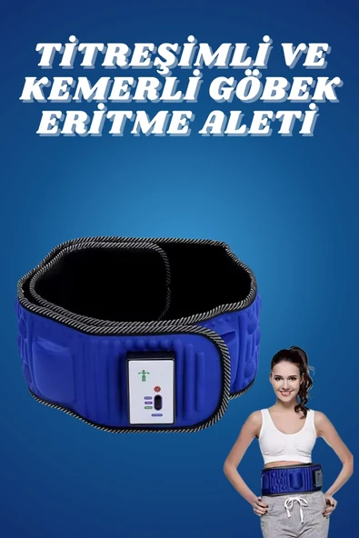 5 Motorlu Titreşimli Masaj Aleti Göbek Kemeri Selülit Cihazı Eritme Zayıflama ürün görseli 1