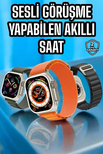 Yeni Nesil Akıllı Saat Nabız Ölçer Sağlık Ölçer ve Kalori Ölçer Uyku Takibi NFC Özelliği ürün görseli 1