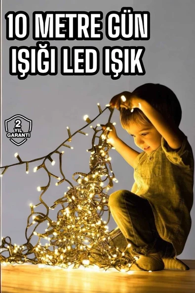 10 Metre Şerit Led Gün Işığı Led Işık Süsleme Parti Malzemesi Konsept ürün görseli 1