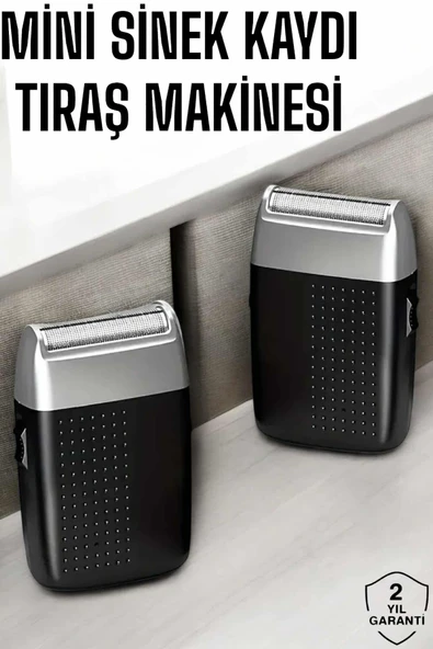 Tıraş Makinesi Mini Sinek Kaydı Şarjlı Taşınabilir Paslanmaz Çelik ürün görseli 1