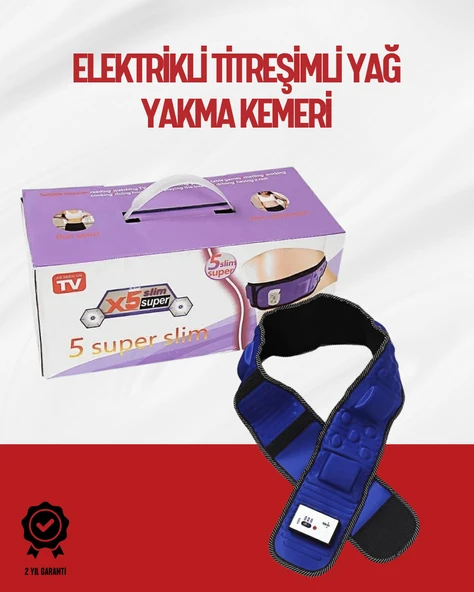 Ayarlanabilir Hızlı Elektrikli Masaj Kemeri – Yağ Yakımına Yardımcı ürün görseli 1
