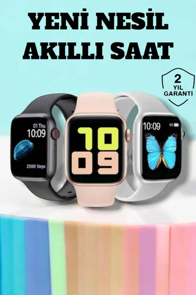 Akıllı Saat Arama Cevaplayan Dokunmatik Ekran Bleutooth Bağlantılı ürün görseli 1