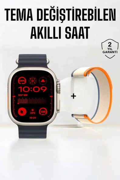 Akıllı Saat Yeni Nesil Sesli Asistan Uyku ve Sağlık Takibi Adımsayar ürün görseli 1