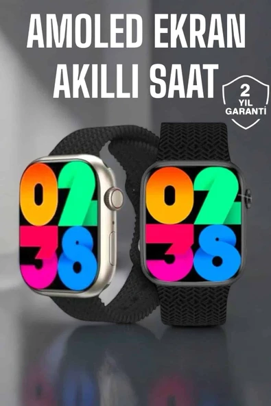 Yeni Nesil Akıllı Saat Arama Cevaplama GPS Takibi Adımsayar NFC Özelliği ürün görseli 1