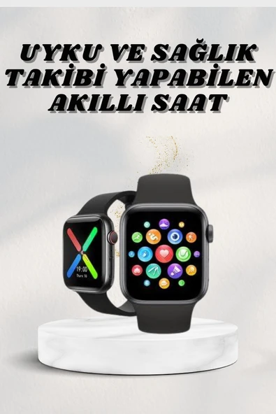 Akıllı Saat Wireless Şarj Yüksek Çözünürlüklü Müzik Dinleme Sesli Cevaplama ürün görseli 1