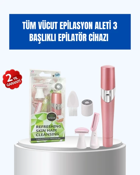 Pürüzsüz Cilt İçin Çok Fonksiyonlu Epilasyon Aleti ürün görseli 1