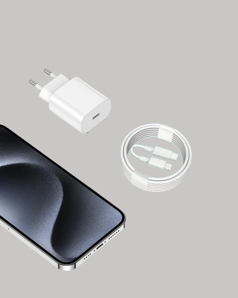 Yeni Nesil 20W USB-C Hızlı Şarj Cihazı iOS Tam Uyumlu ürün görseli 1