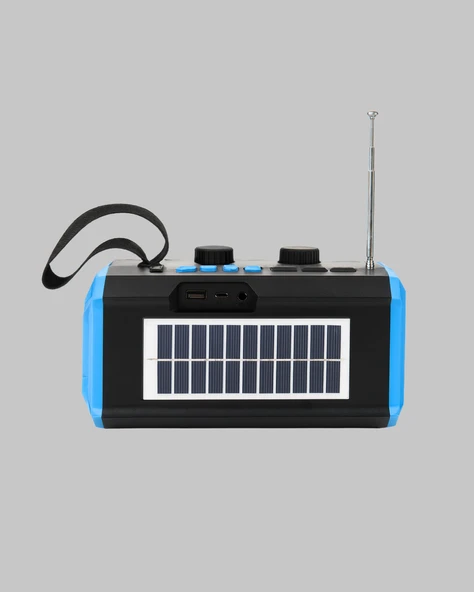 J-IPOX P520 Bluetooth Hoparlör 8W Güçlü Ses Solar Şarj FM Radyo ürün görseli 1