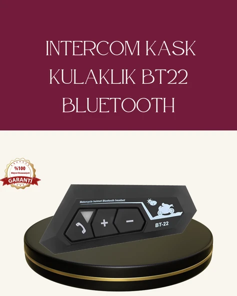 Motosiklet Sürüşleri İçin BT22 Kask Bluetooth Kulaklık Mikrofonlu ürün görseli 1