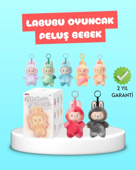 Yumuşak Dolgulu Labubu Karakter Peluş Oyuncak ürün görseli 1