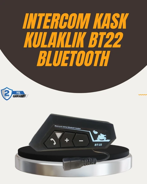Su Geçirmez BT22 Bluetooth Kask Kulaklığı GPS ve Müzik Uyumlu ürün görseli 1
