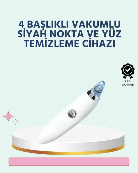 Cilt Dostu Vakumlu Siyah Nokta Temizleyici – Siyah Nokta, Yağ ve Makyaj Kalıntılarına Karşı ürün görseli 1