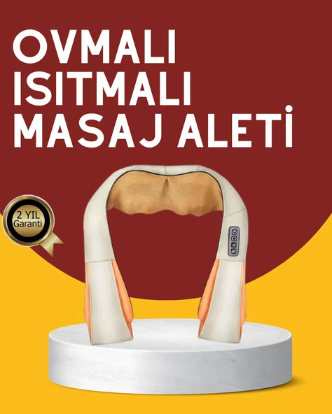 Kas Eklem Ağrılarına Ovmalı Isıtmalı Boyun Omuz Bel Masaj Aleti ürün görseli 1