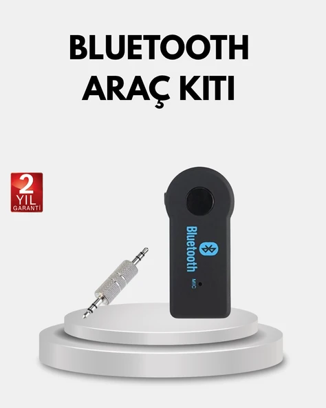 Car Bluetooth AUX Oto MP3 Player Kablosuz Müzik ve Görüşme Cihazı ürün görseli 1