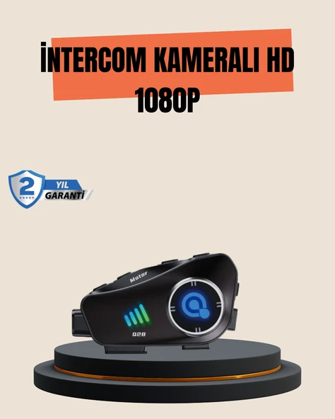 Q28 Motosiklet Kask Bluetooth Kulaklık  Full HD 1080P Kamera ürün görseli 1