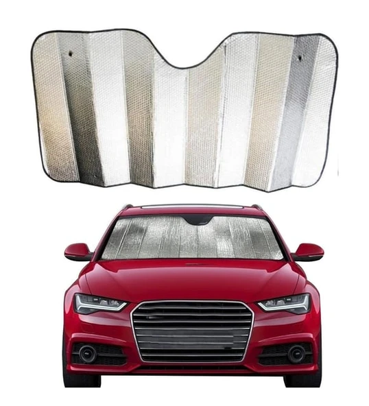 Araç Ön Cam Katlanabilir Güneşlik UV ve Isı Koruma Renault Megane Fiat Egea Hyundai i20 Opel Astra ürün görseli 1