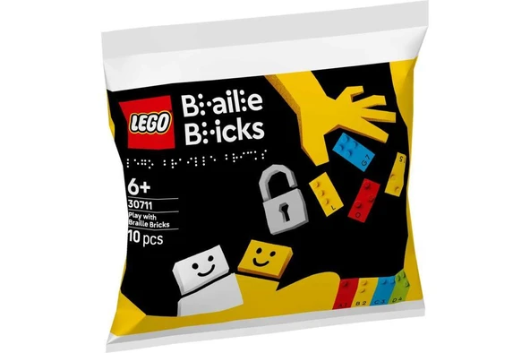 LEGO Iconic 30711 Play with Braille Bricks ürün görseli 1