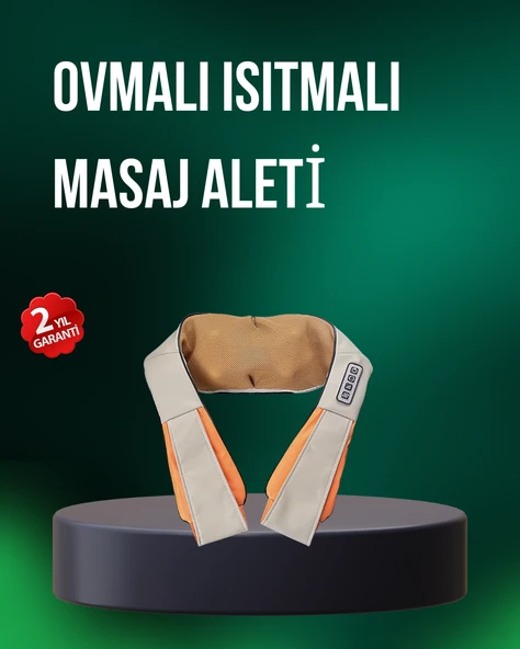 Ovmalı Isıtmalı Masaj Aleti Bel Boyun Omuz İçin Profesyonel Masaj Keyfi ürün görseli 1