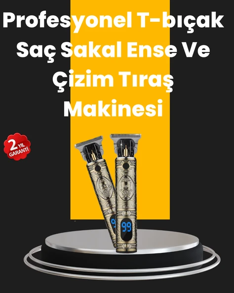 0.1 mm Hassas Kesim Tıraş Makinesi Şarjlı Metal Gövde ürün görseli 1