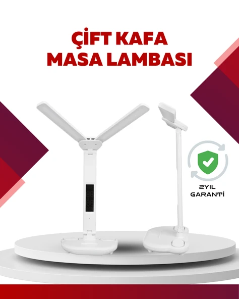 Göz Koruyucu LED Okuma Lambası | Titreşimsiz Işık, Kalemlik ve Stand Fonksiyonlu ürün görseli 1