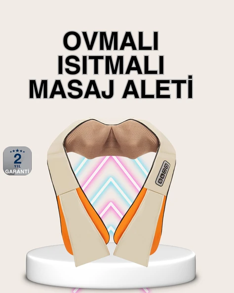 Bel Omuz Boyun Masaj Aleti Ovmalı Isıtmalı Kas Yorgunluğu Giderici ürün görseli 1