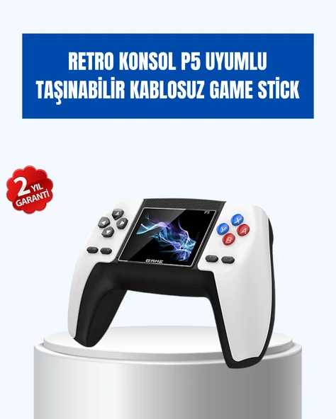 520 Oyunlu Taşınabilir Retro Oyun Konsolu | P5 GamePad ürün görseli 1